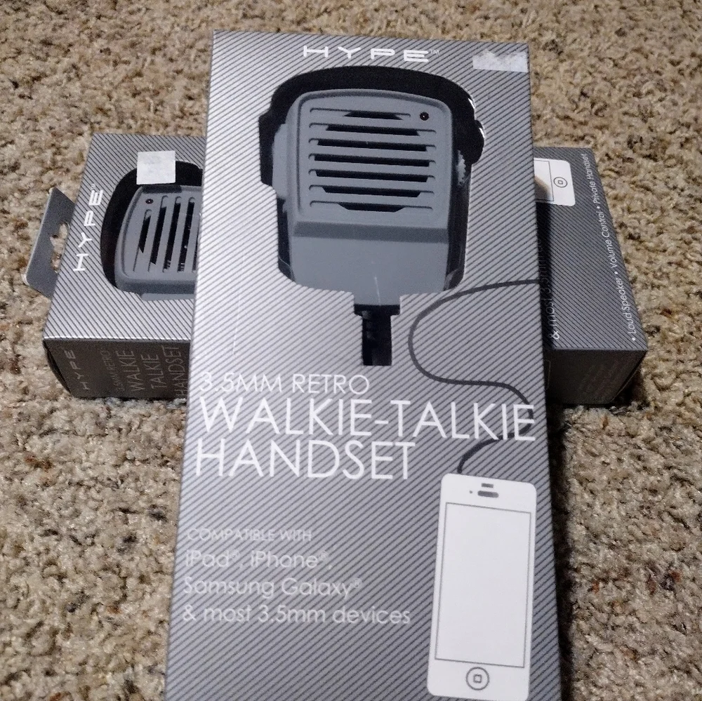 🆕️Hype 3.5mm Retro Walkie_Talkie Handset